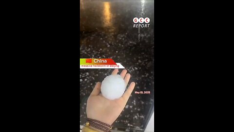 #China #Hailstorm #Beijing #destruction #anomaly #climatecrisis #weather #climatechange