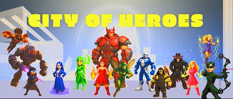 🔴💛💜💗 "Giggler" Gamer GIRL CITY of HEROES w/Animate, early Sun 11-16-2025