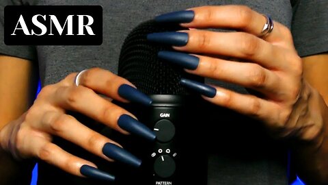 ASMR Tapping & Scratching Mic with XL Coffin Nails (no talking)