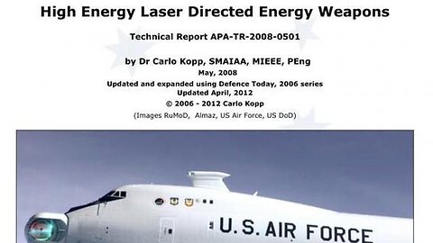 Earthquake inducing “high energy laser Direct Weapons” Seen By Raytheon Whistleblower Eric Hecker