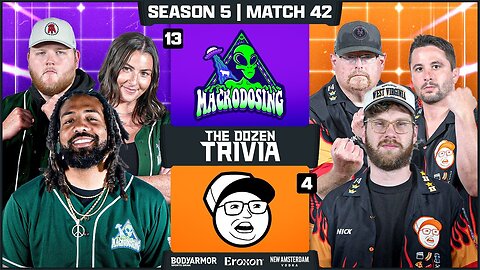 Frank & the Frankettes vs. Macrodosing | Match 42, Season 5 - The Dozen Trivia League