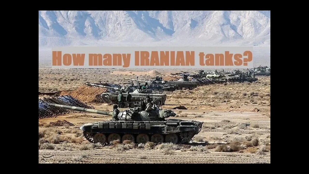 How was the Iranian tank force in 2019?