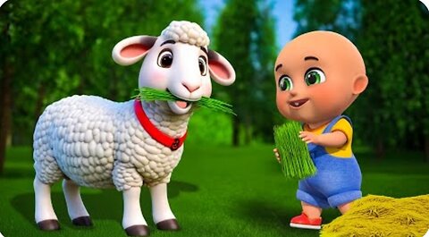 Baa Baa White Sheep Song | Animal Farm | Baby Cartoons and Song |
