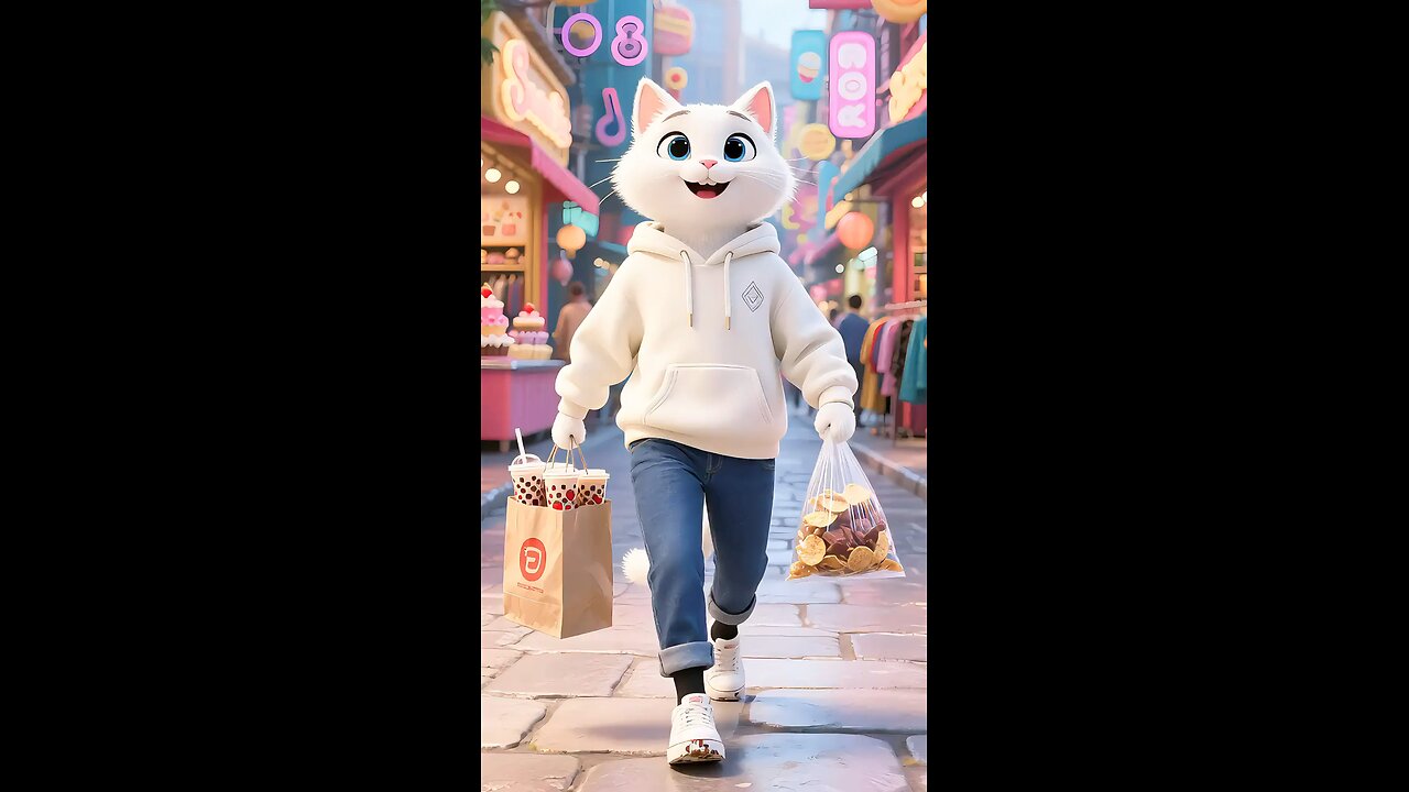 A white cat family story which hurt
