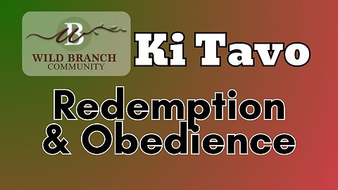 Ki Tavo - Redemption & Obedience