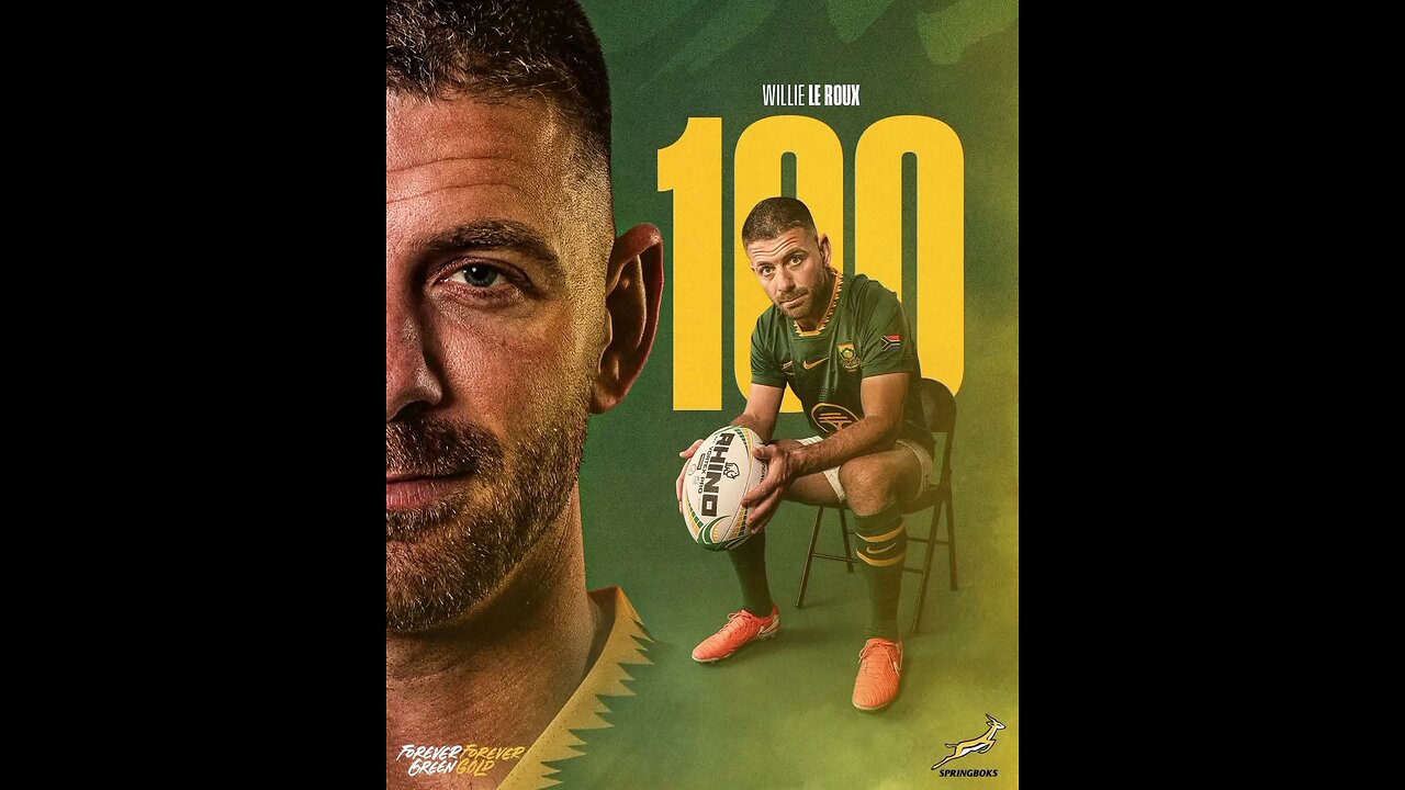 Willie le roux's 100th test match