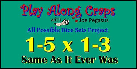 1.5 x 1.3 Dice Set On Hard Table