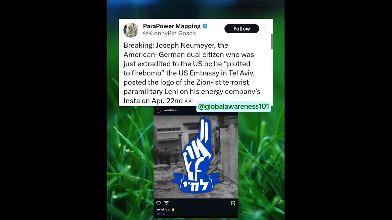 Guy who tried to firebomb US embassy in Tel Aviv was a Zionist terrorist