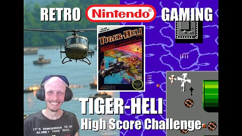 Tiger-Heli (NES): Destroy Tanks and Shoot for a High Score with BrightGaming in an Arcade Hit Game