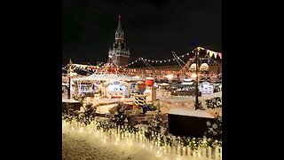 Moscú maquillada por la nieve, así luce la ciudad en vísperas de año nuevo