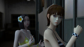 Bumping Into Cute Korean College Girls At Night in White Day - For The Plot
