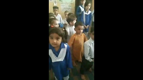 students, teacher learning at school