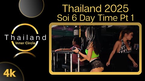 4K Pattaya Thailand - Soi 6 Day Walk | From The Streets