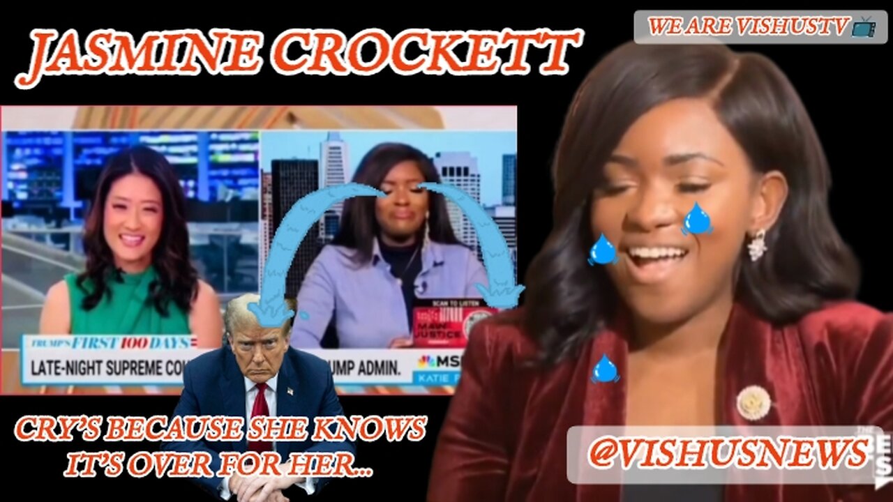 Jasmine Crockett Cry's Because She Knows It's Over For Her...