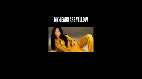 Tiffany Fong has Yellow jeans