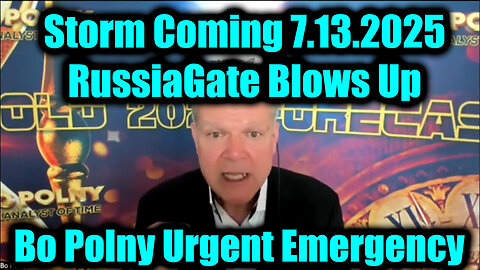 Storm Coming - RussiaGate Blows Up, Update 7.13.25