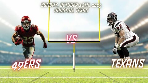 San Francisco 49ers @ Houston Texans, Week 8, Diggin' Deeper Into the NFL