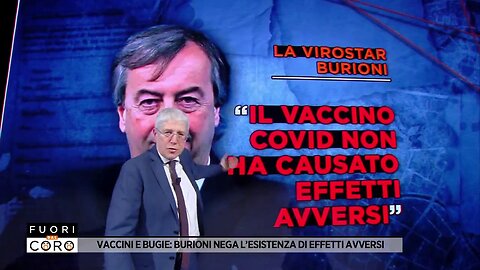 Vaccini e bugie: Burioni nega gli effetti avversi - Fuori dal coro 26/10/2025