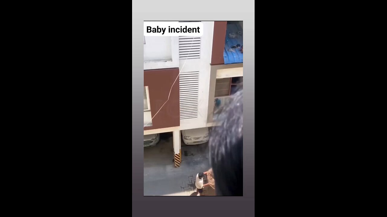 toddler fell from the second floor roof