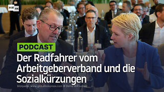 Der Radfahrer vom Arbeitgeberverband und die Sozialkürzungen