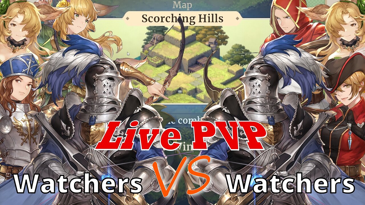 Watchers Vs Watchers 4v4 No Legendaries | Sword of Convallaria