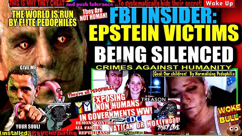 FBI Insider: Epstein Victims Are Being Murdered to Protect VIP Pedophiles