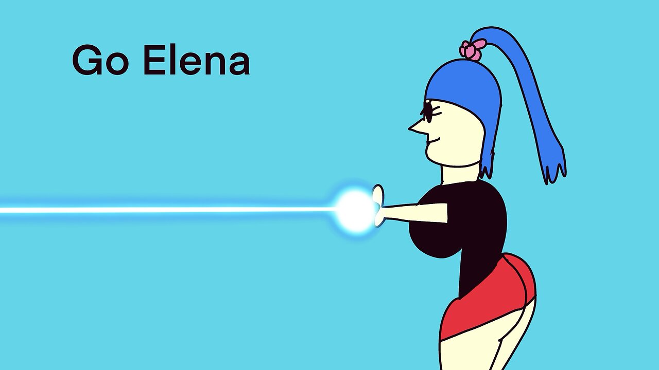 Elena fights demons