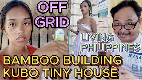 🇵🇭 Filipina Builds Bamboo Tiny House Filipino Kubo Update! OFF GRID ISLAND FAMILY PHILIPPINES LIVING