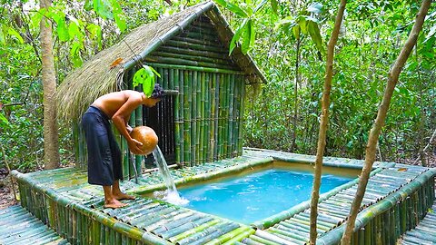 I Built a Secret Jungle Villa With My Bare Hands
