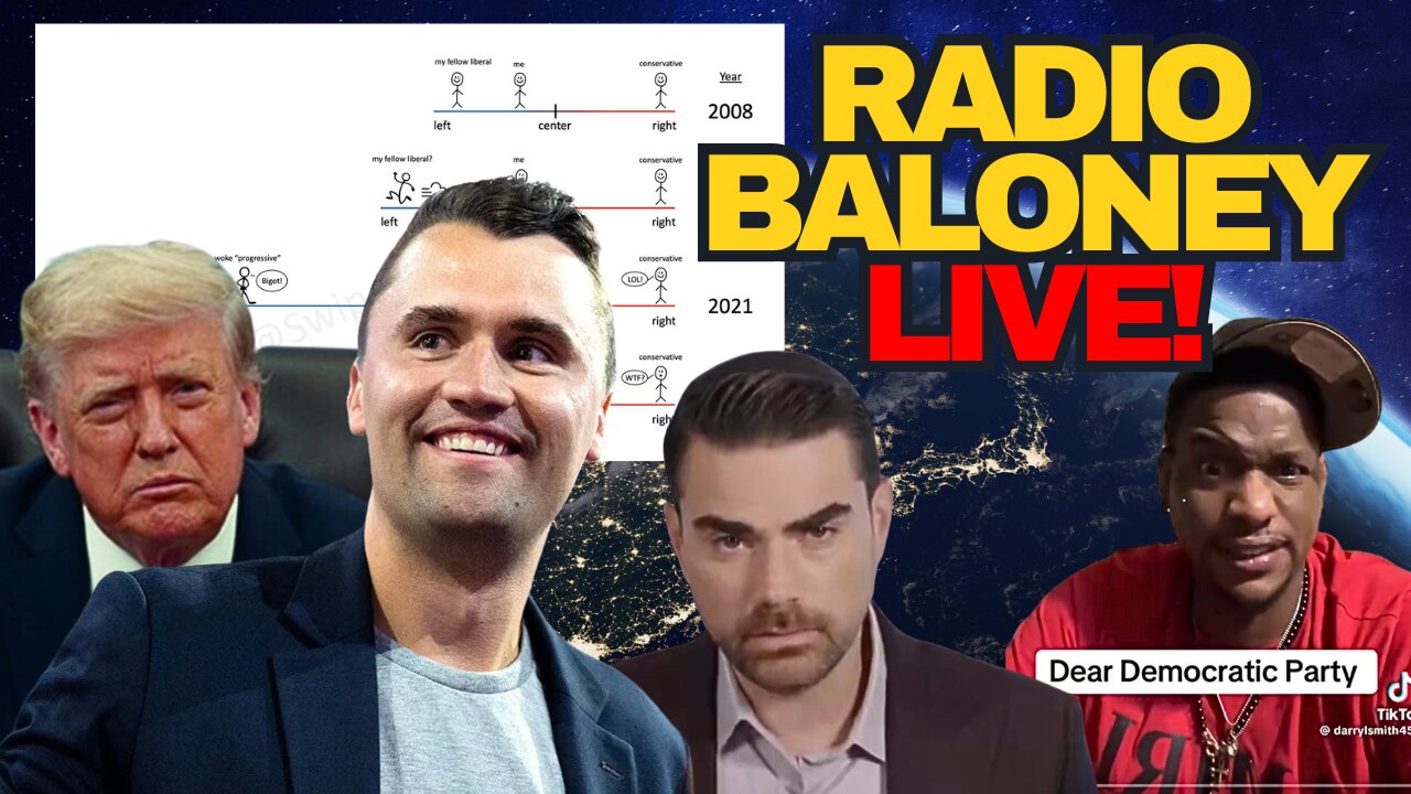 Radio Baloney Live! Charlie Kirk, Media Ghouls, Mark Carney Fake List, Poilievre On Crime, Memes