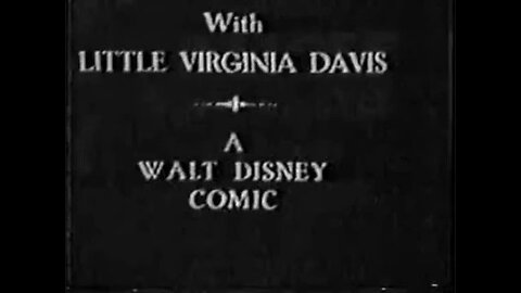 Alice's Spooky Adventure | 1924 Walt Disney Cartoon