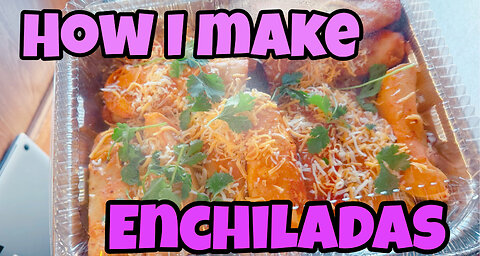 Homemade enchiladas