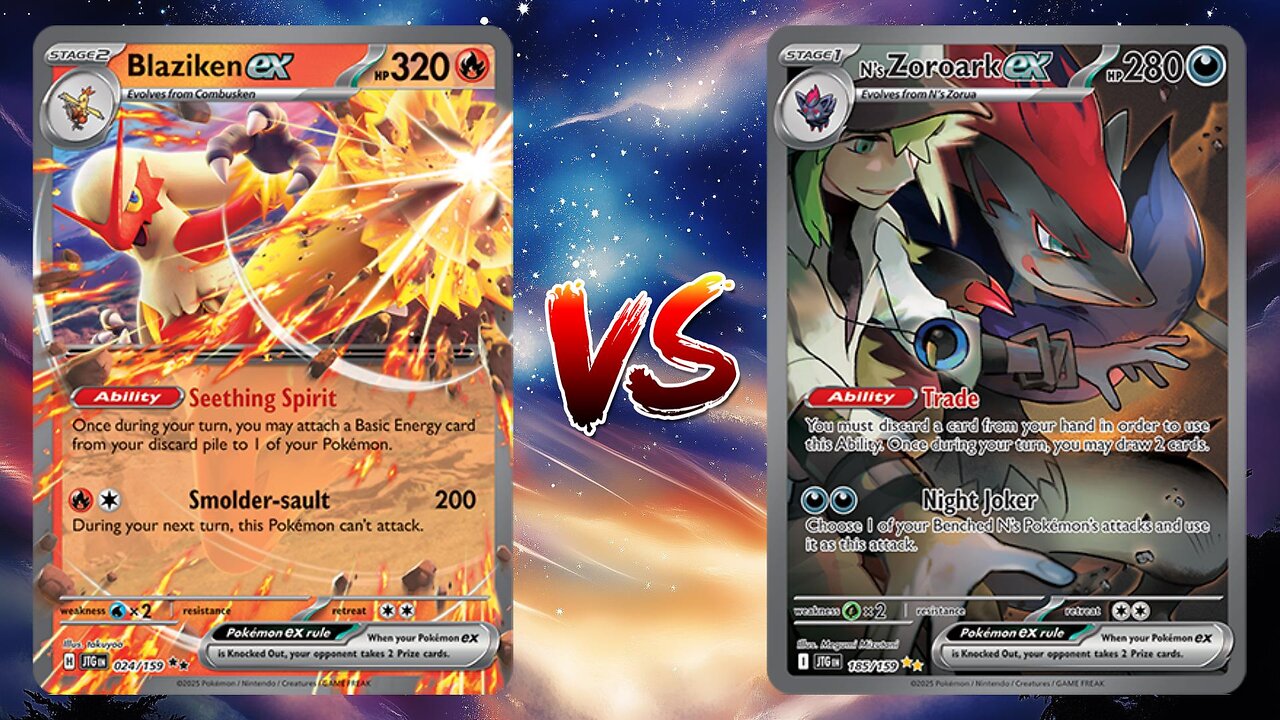 Pokemon TCG Live Blaziken EX Gouging Fire EX VS N's Zoroark EX!!