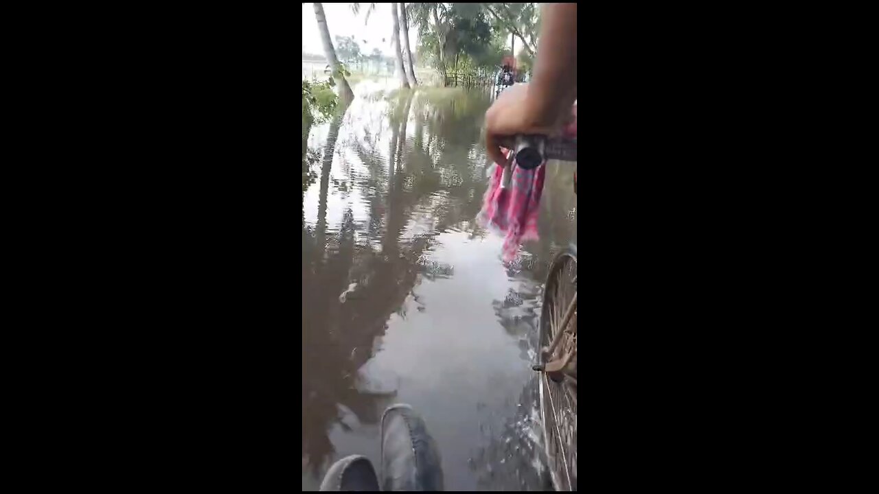 Flooded area