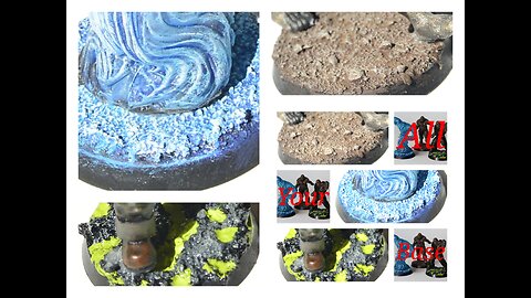 Basic miniature basing