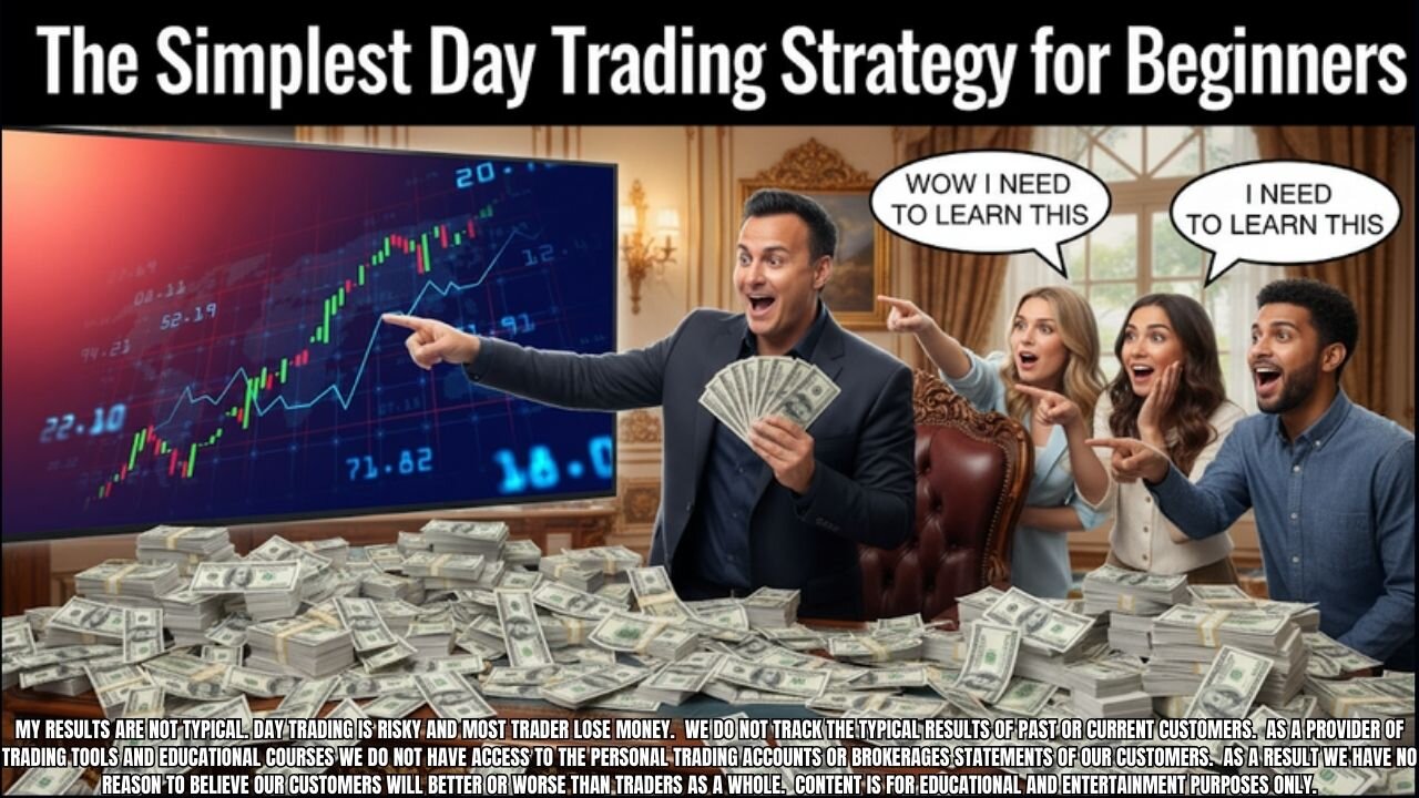 The Simplest Day Trading Strategy for Beginners (with ZERO experience)