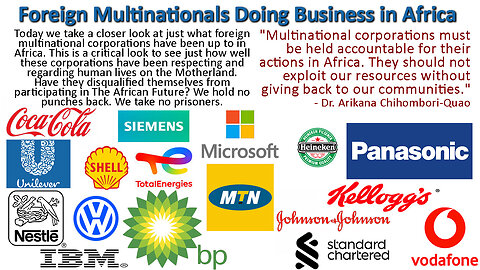 Foreign Multinationals Doing Business in African Nations