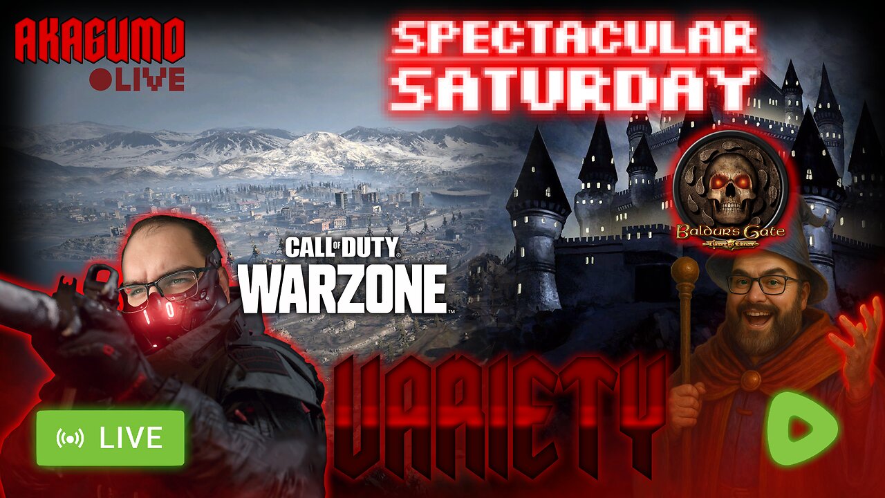 🔴 LIVE - AKAGUMO - SPECTACULAR SATURDAY! #15 - VARIETY STREAM!