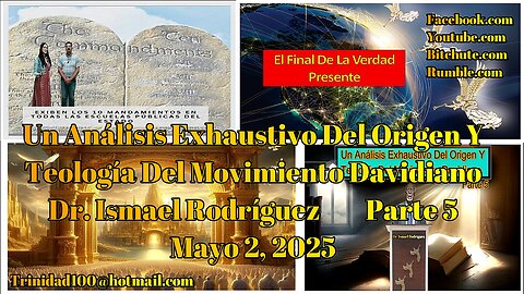 Teologia Del Movimiento Davidiano parte 5