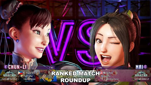 Kuya Kalbo SF6 Ranked Match Roundup. Chun Li 4 star Master Rank [Hori Fight Stick]