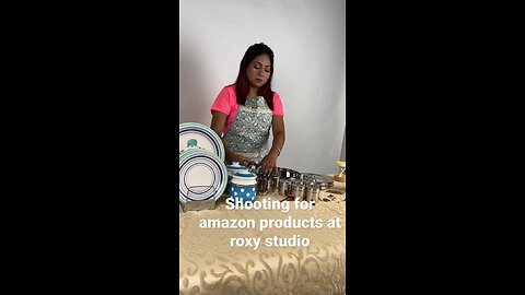 Shooting for kitchen for Amazon products at roxy studio #shooting #models #modellife