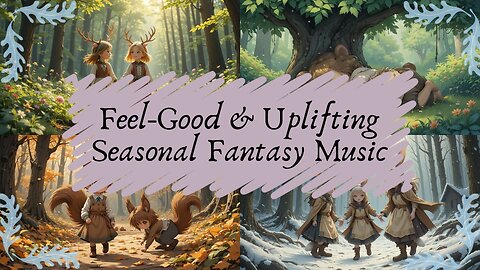 ✨💟Feel-Good & Uplifting Whimsical Fairy Instrumental | Harp, Flute, Celesta, Gentle Strings