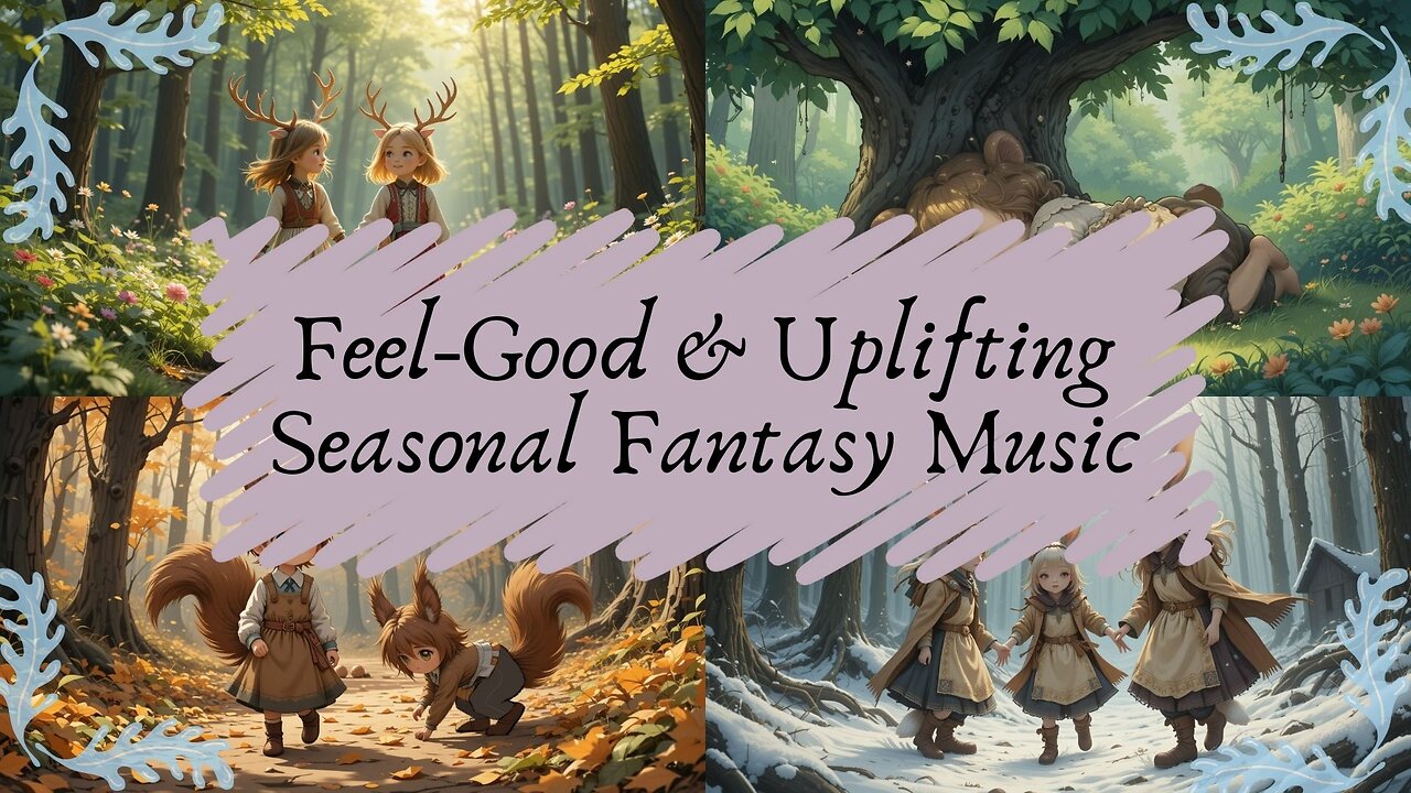 ✨💟Feel-Good & Uplifting Whimsical Fairy Instrumental | Harp, Flute, Celesta, Gentle Strings