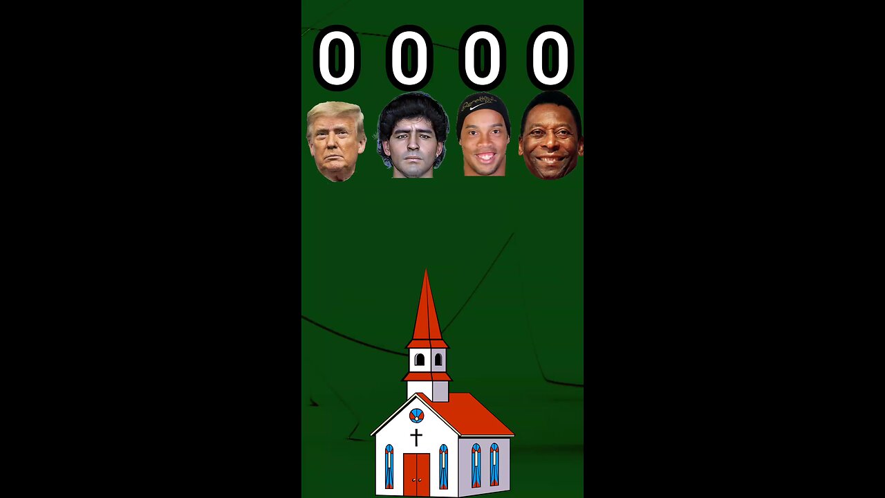 Donald trump's vs Maradona vs Ronaldinho vs Pele