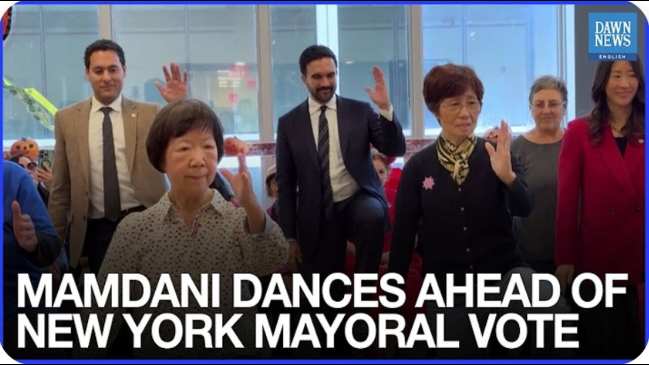 Zohran Mamdani Dances in Lower Manhattan Days Before NYC Election