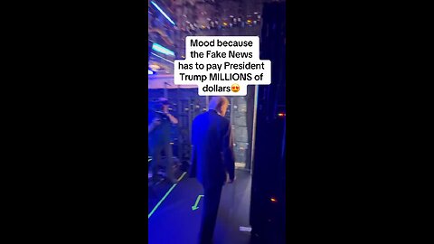 @President Donald Trump scored a $36 MILLION settlement from the fake news #maga #donaldtrump #fyp