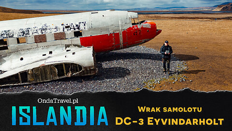 📍 Islandia atrakcje - Wrak samolotu DC 3 C47J Eyvindarholt ❯ Przewodnik po Islandii