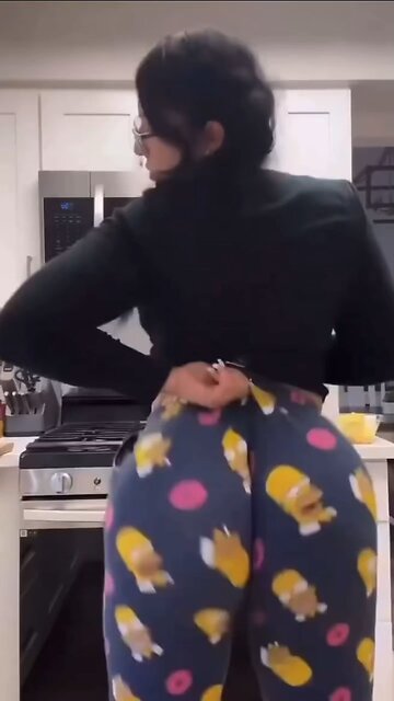 Woman ass clap