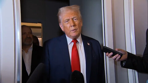 Trump Speaks To Reporters About Russia, Iran And A Third Term