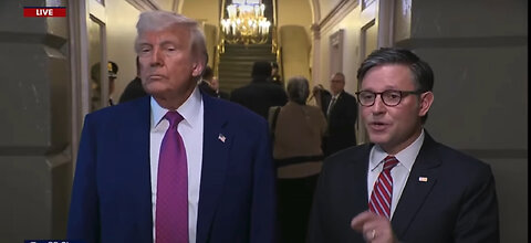 President Trump on Capitol Hill